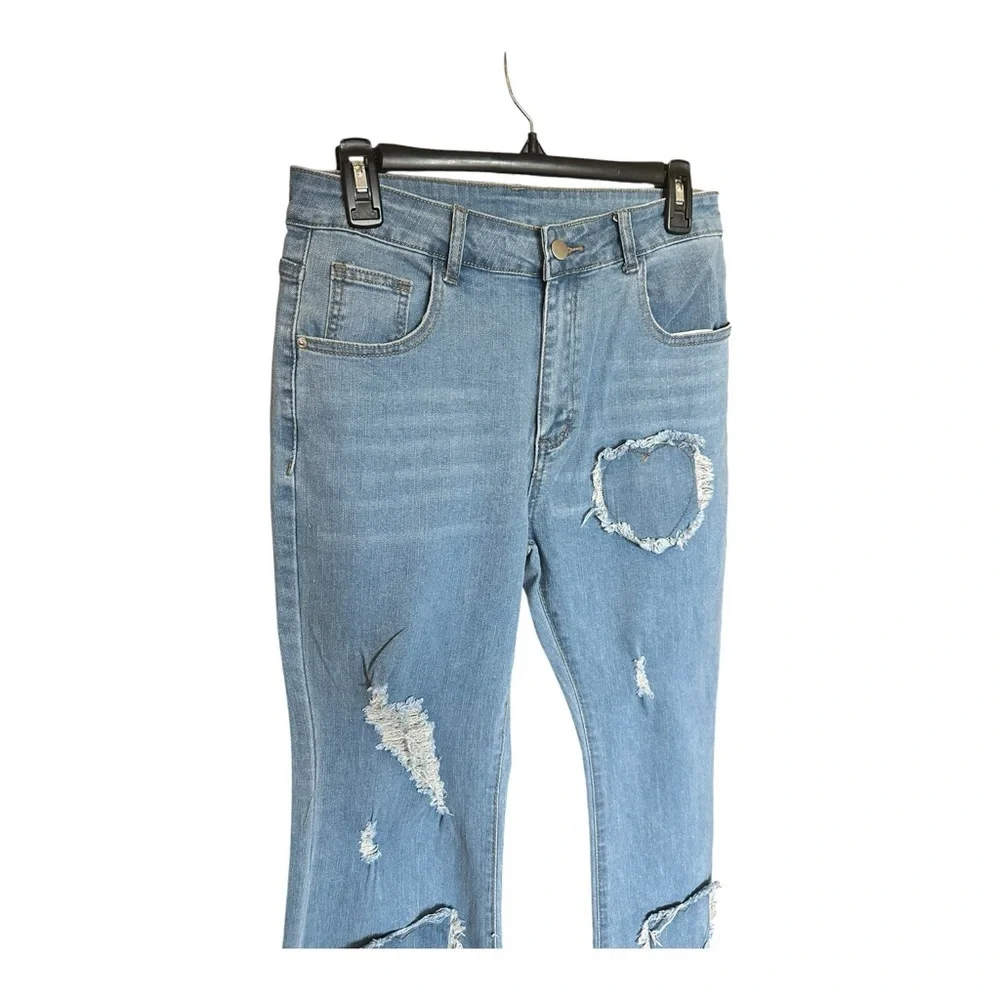 Light Blue Distressed Women’s Jeans
